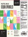 Adourne Pastel Bold Sequin Sprinkles Nutrition