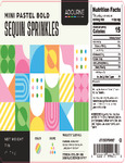 Adourne Mini Pastel Bold Sequin Sprinkles Nutrition