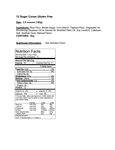 Nutrition Sheet
