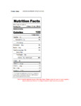 Capora 750 mL Raspberry Flavoring Syrup Nutrition Information