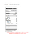 Capora 750 mL Salted Caramel Flavoring Syrup Nutrition Information