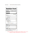 Capora 750 mL Sugar Free Caramel Flavoring Syrup Nutrition Information