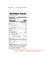 Capora 750 mL Vanilla Flavoring Syrup Nutrition Information