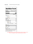 Capora 750 mL White Chocolate Flavoring Syrup Nutrition Information