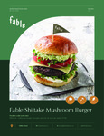 871FBF000456_Fable Shiitake Mushroom Burger_Nutrition 871FBF000456_Fable Shiitake Mushroom Burger_Nutrition