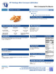 White Toque Mini Butter Croissant Nutrition Information