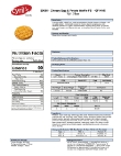 Cyril's Cheesy Egg & Potato Waffle Nutrition