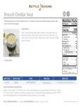 878KTC700256_Broccoli Cheddar nutrition