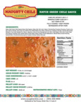 Naughty Chile Taqueria Hatch Green Chile Nutrition