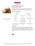 Spec Sheet/Nutrition