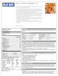 Old Bay 1 lb Nutrition
