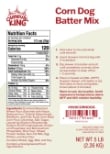 Carnival King Corn Dog Batter Mix Nutrition
