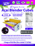 ACAI CUBES BLENDER ORGANIC SWEETENED nutrition