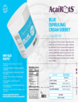 Acai Roots Blue Cream Sorbet Nutrition Information