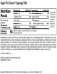 100APPLP10 nutrition
