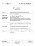 Roxy & Rich Lime Green Nutrition