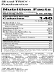 The BE Hive Vegan Sliced Turkey Nutrition