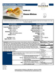 BLINTZES CHEESE Nutrition (1)