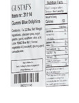 Blue Gummi Dolphins Nutrition