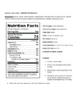 Bossen 7.26 lb. Coffee Jelly Topping Nutrition Information