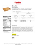 David's Brookie Nutrition