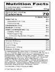 Caffe de Aroma Premium Hot Chocolate Single Serve Cups Nutrition