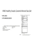 Kind Caramel Almond Nutrition