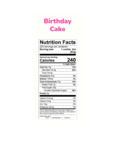 COOKIE BIRTHDAY CAKE VEGAN 2 OZ RTB ROOT NINE 1002-21 COOKIE BIRTHDAY CAKE VEGAN 2 OZ RTB ROOT NINE 1002-21