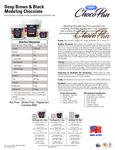 Satin Ice ChocoPan Modeling Chocolate Spec Sheet