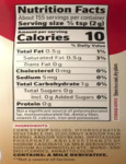 CREAMER ORIGINAL 11 OZ. 12-CASE COFFEE MATE Nutrition
