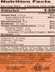 David Rio Tiger Spice Chai Mix Nutritional Information David Rio Tiger Spice Chai Mix Nutritional Information