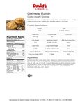 Spec Sheet/Nutrition