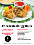 EGG ROLL CHEESESTEAK PHILLY GOURMET EGG ROLL CO