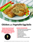 EGG ROLL CHICKEN W/ VEGETABLES GOURMET EGG ROLL CO