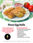 EGG ROLL PIZZA GOURMET EGG ROLL CO