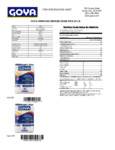 GOYA Fancy Blue Rose Medium Grain Rice Nutrition Information GOYA Fancy Blue Rose Medium Grain Rice Nutrition Information