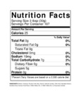 Nutrition / Ingredient Label