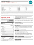 Nutrition / Ingredient Label Nutrition / Ingredient Label