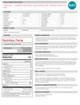 Nutrition / Ingredient Label Nutrition / Ingredient Label