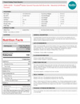 Nutrition / Ingredient Label