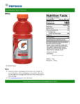 Gatorade Thirst Quencher Fruit Punch Sports Drink Nutrition