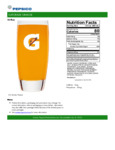 Gatorade Thirst Quencher Orange Sports Drink Syrup Nutrition