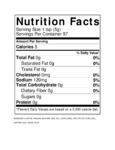 Nutrition / Ingredient Label