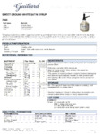 Guittard 7095 White Satin Syrup_SPEC SHEET