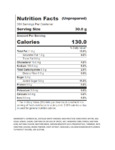 Nutrition / Ingredient Label Nutrition / Ingredient Label