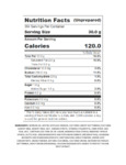 Nutrition / Ingredient Label