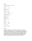Nutrition / Ingredient Label