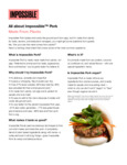 Impossible Ground Pork Nutrition Impossible Ground Pork Nutrition