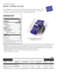 Individually Wrapped - Black & White Cookie_Nutrition