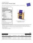 Individually Wrapped - Iced Lemon Pound Cake_Nutrition